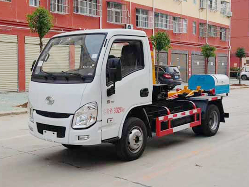 國六3方 藍(lán)牌躍進(jìn) 勾臂垃圾車